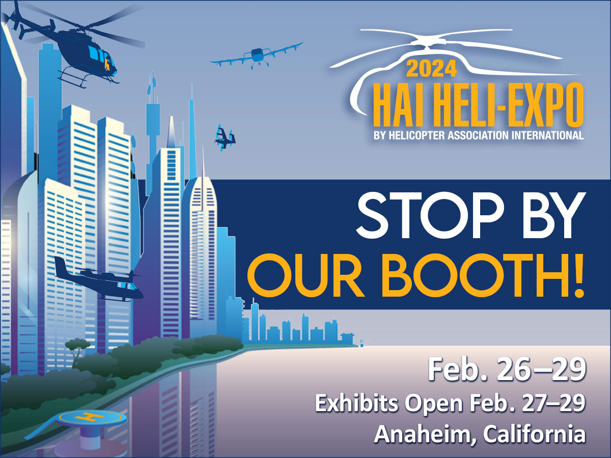 FlightLightInc's tweet photo. We’re looking forward to seeing you at HELI-EXPO 2024 in Anaheim, CA! Please stop by booth 3542 and say hello. Exhibits open February 27 – 29.

For more info: https://t.co/iyKy0iASRe #haiexpo24 https://t.co/f3p1pG9arG