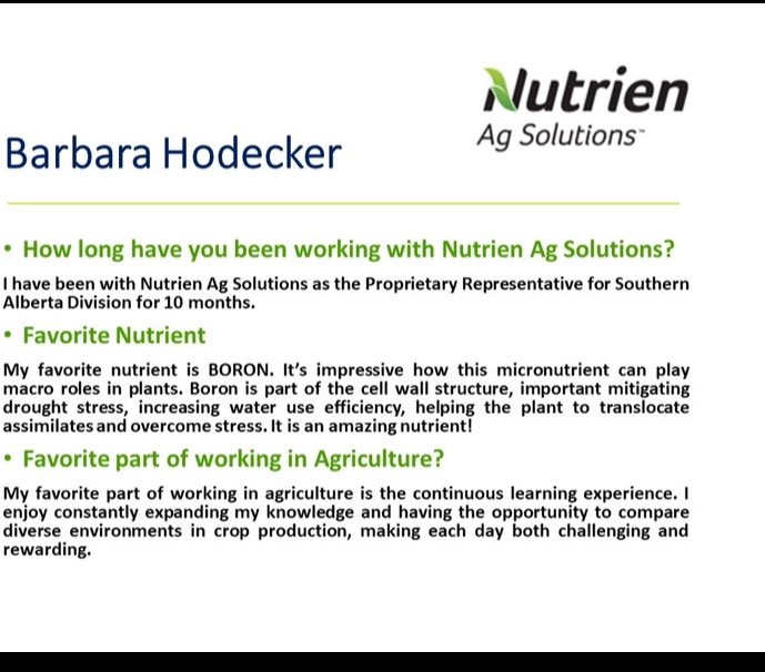 Nutrien Ag Solutions - Southern Alberta tweet media