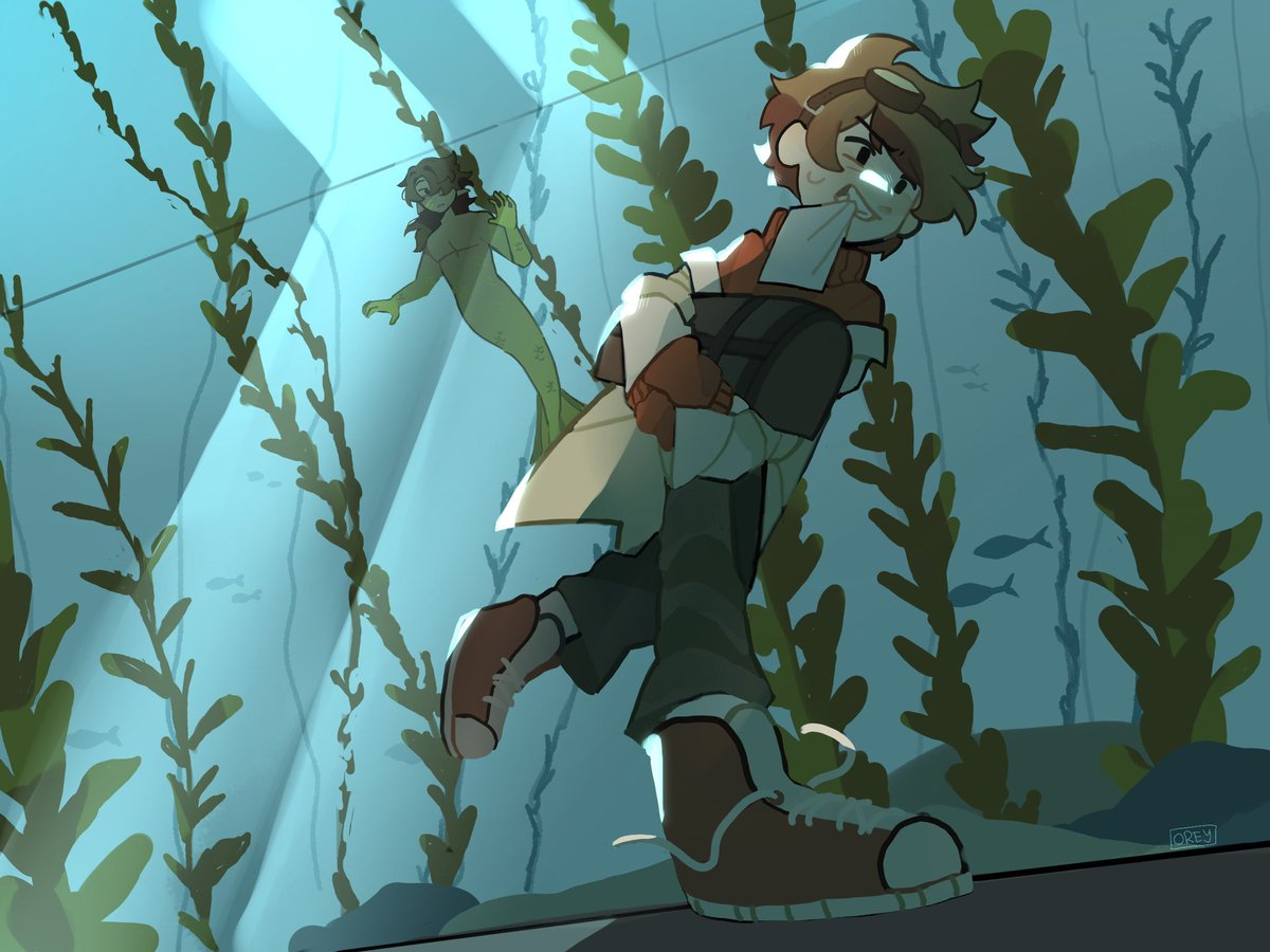 oreycomet's tweet image. okay time to redo this intro /

hi! my name is orey and i&apos;m an artist! i draw all kinds of things, but mostly i&apos;m in the hermitcraft/empires fandom and i draw grian A LOT

i&apos;m also in a lot of other things - especially drawing my own ocs!