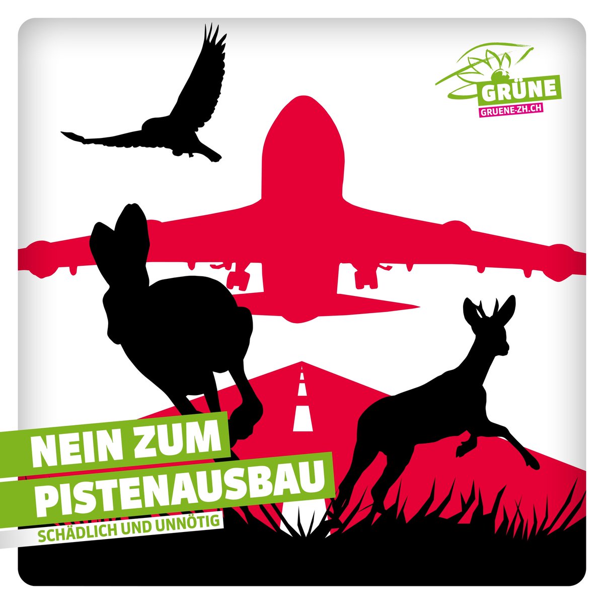 GRÜNE Zürich (@gruenezuerich) on Twitter photo Unnötig und klimaschädlich: NEIN am 3. März zum Pistenausbau!
🌎🔥 NEIN zu mir Flugverkehr
🔊💥 NEIN zu mehr Fluglärm
<a href="/FAIR_in_AIR/">FAIR in AIR</a> <a href="/MehrFluegeNein/">Nein zur Pistenverlängerung am Flughafen Zürich</a> Unnötig und klimaschädlich: NEIN am 3. März zum Pistenausbau!
🌎🔥 NEIN zu mir Flugverkehr
🔊💥 NEIN zu mehr Fluglärm
<a href="/FAIR_in_AIR/">FAIR in AIR</a> <a href="/MehrFluegeNein/">Nein zur Pistenverlängerung am Flughafen Zürich</a>