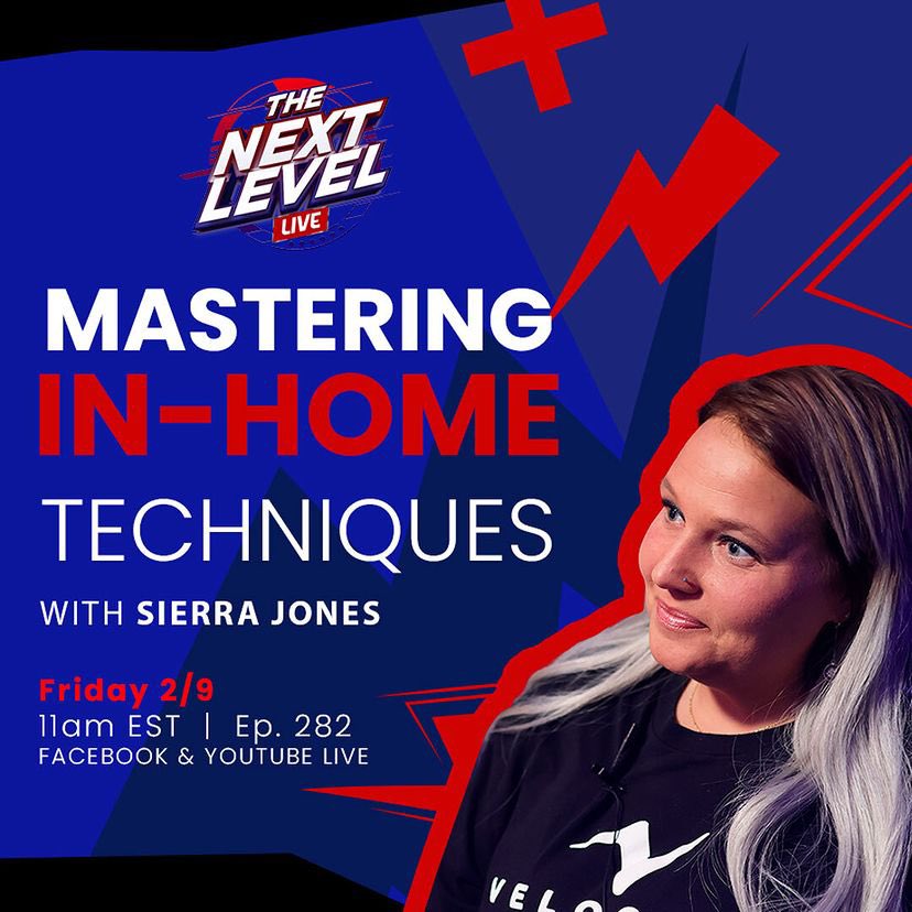 Join us on TNL at 11AM EST for an exclusive session with Sierra Jones! 🌟 Dive into the art of mastering in-home techniques and elevate your game. Don't miss out on Sierra's expert insights. Tune in live on Facebook and YouTube for strategies that will transform your approach.