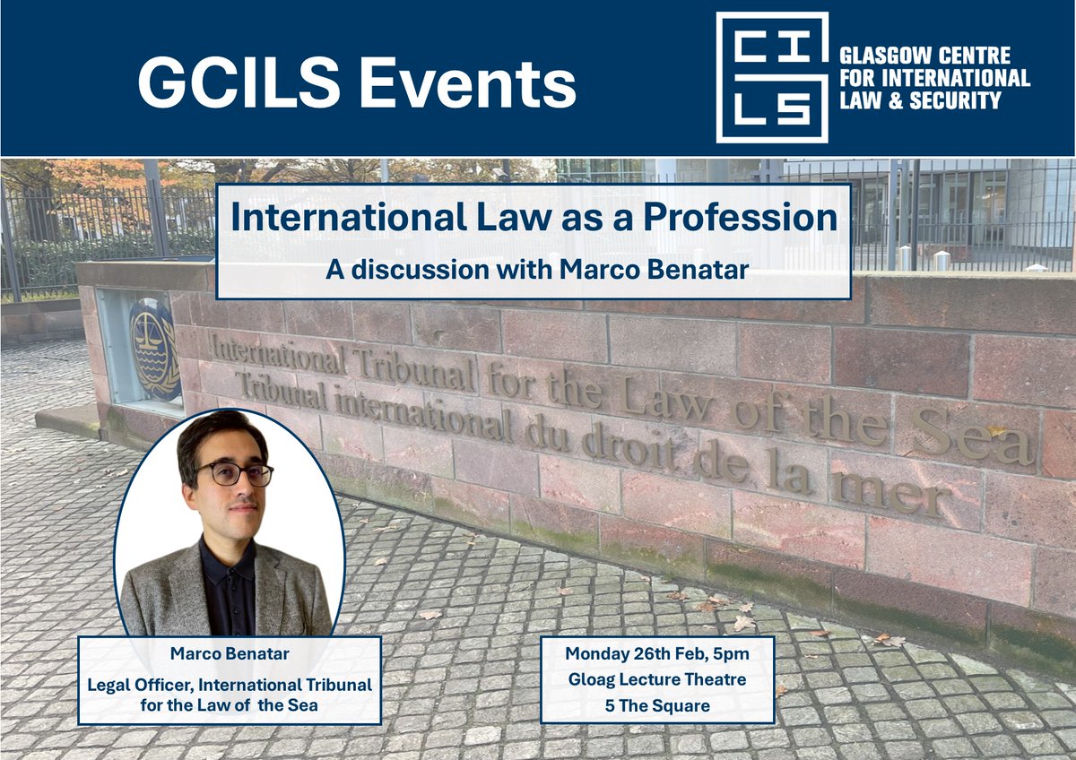Glasgow Centre for International Law & Security tweet media