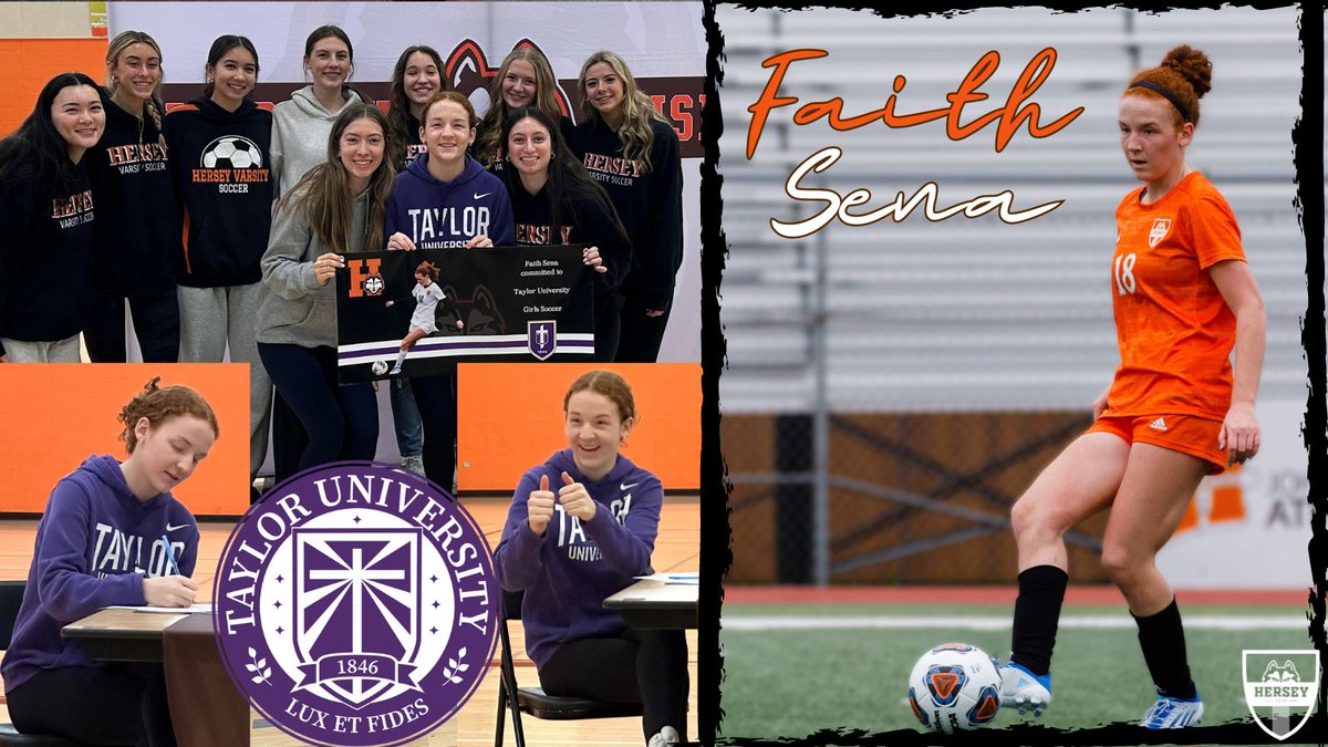 CONGRATULATIONS to FAITH SENA <a href="/littleredfaith/">Faith Sena</a> on her  signing to play soccer at Taylor University!! Looking forward to seeing you play at the next level!