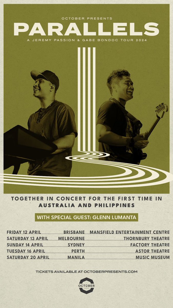 LGhanna's tweet photo. PARALLELS TOUR!! A @jeremypassion &amp; @gabebondoc tour 2024.
get your tickets now: https://t.co/ppV1wA7Sq1 https://t.co/luXaxNbEzb