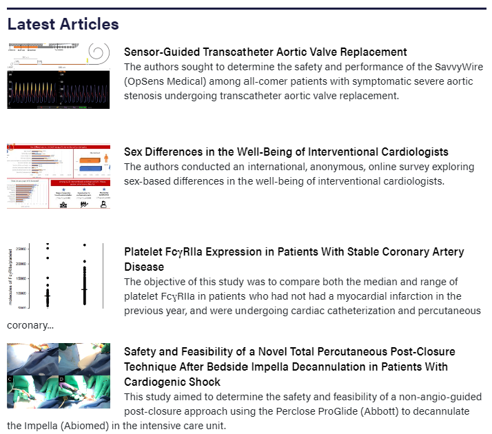 Journal of Invasive Cardiology (@invasivecardiol) on Twitter photo ⚠️ JIC's February issue is live! Read the latest on #TAVR, #burnout, high-risk PCI, and more: okt.to/lKsqCi
<a href="/DLBHATTMD/">Dr. Deepak L. Bhatt</a> <a href="/esbrilakis/">Emmanouil Brilakis</a> <a href="/Dr_JHAnderson/">Jason H. Anderson, M.D.</a> <a href="/KewalKanabar/">Kewal Kanabar</a> <a href="/drbk67332258/">Bharath Raj Kidambi</a> <a href="/ktheod2005/">Konstantinos Theodoropoulos</a> #cardioTwitter #cardiology #interventionalcardiology ⚠️ JIC's February issue is live! Read the latest on #TAVR, #burnout, high-risk PCI, and more: okt.to/lKsqCi
<a href="/DLBHATTMD/">Dr. Deepak L. Bhatt</a> <a href="/esbrilakis/">Emmanouil Brilakis</a> <a href="/Dr_JHAnderson/">Jason H. Anderson, M.D.</a> <a href="/KewalKanabar/">Kewal Kanabar</a> <a href="/drbk67332258/">Bharath Raj Kidambi</a> <a href="/ktheod2005/">Konstantinos Theodoropoulos</a> #cardioTwitter #cardiology #interventionalcardiology