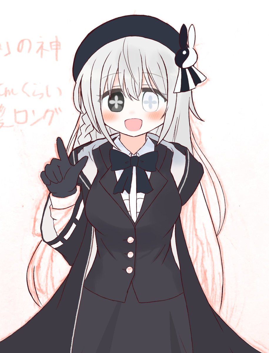 「ちょっと影塗って思ったんですけどデカくないですか?????割とスレンダーにするつ」|桜花さんのイラスト