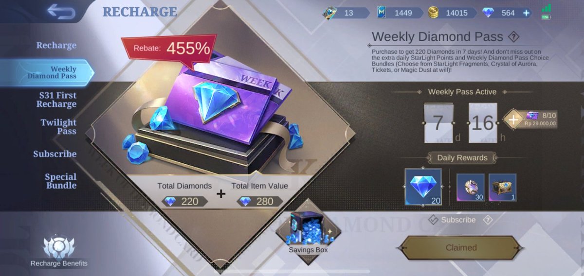 glxpriv's tweet photo. wts akun ml
rank legend, pemakaian pribadi
detail skin : 17 skin basic, 13 skin elite, 6 skin special, Halloween lylia, kagura summer, freya epic, starlight novaria miya.

ada dm 500+, wdp starlight aktif ✅
allkos &amp; safe ✅
masih dimainin sampe laku
price 120k negtip 

#zonauang https://t.co/wsg2qwrfpf