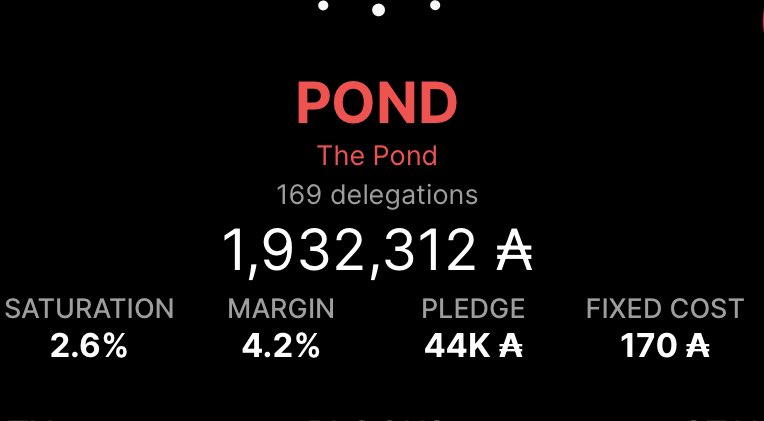 Pond is coming for you 👀

Stake your $ADA
