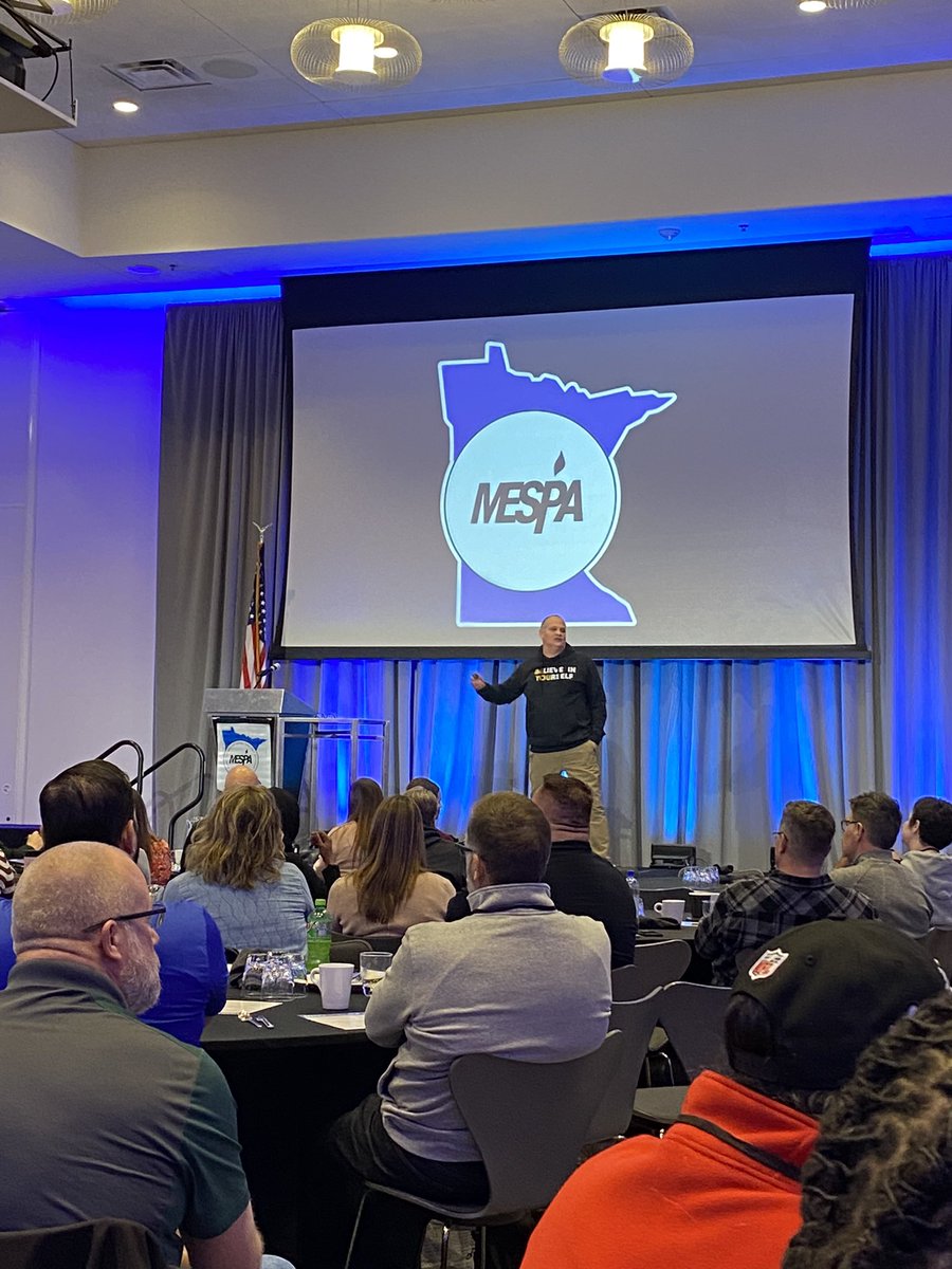 One of the best lines of the conference: “you’re never going to go back to those notes.” 😜

That’s probably true but we always remember those “goosebumps and tears” moments. 

Heartfelt, funny & inspiring message from @ken_essay at MESPA Institute! 

#MESPA2024 @MESPAprincipals