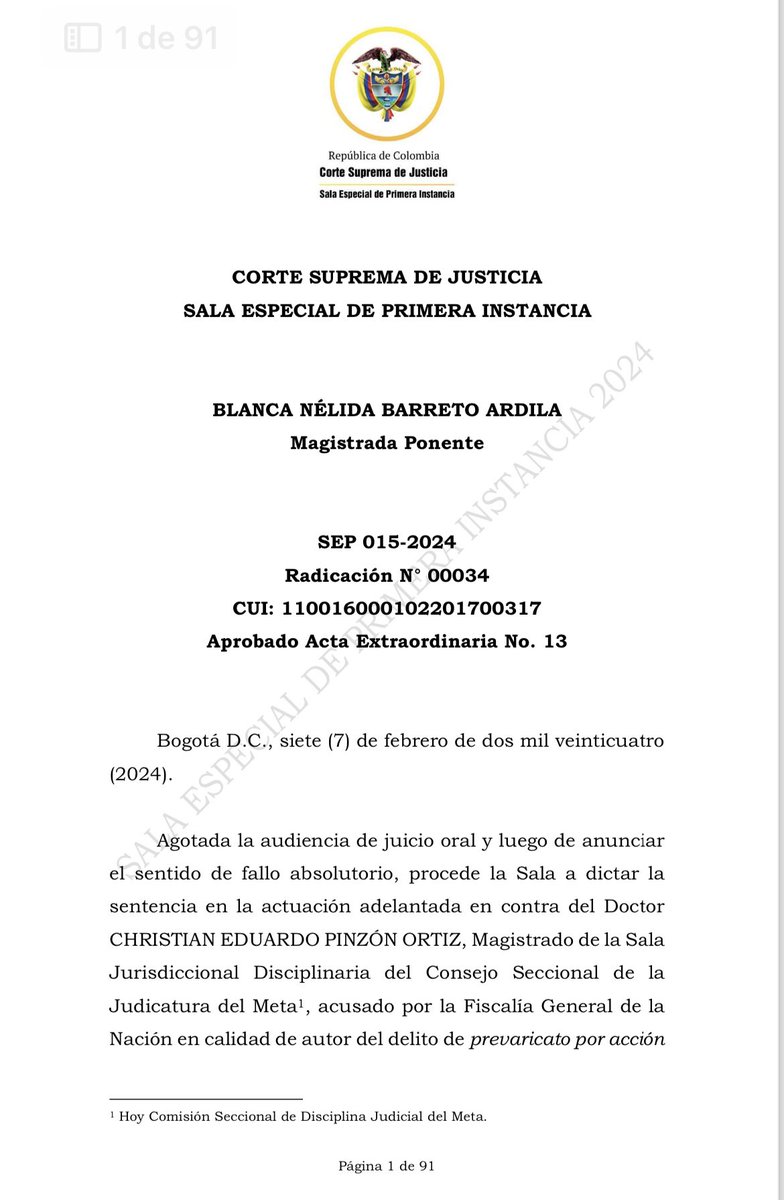 abvanessabm's tweet photo. Nuestro primer juicio ante la Corte terminó con nuestro primer fallo absolutorio de la Corte ! ♥️ https://t.co/g60xKzsIGf