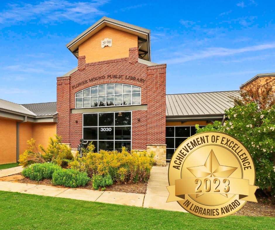 FMPublicLibrary's tweet image. For the 20th consecutive year, we have earned the ‘Achievement of Excellence in Libraries’ award from the Texas Municipal Library Directors Association. 🏆 We’re proud to have provided excellent library programming for the last two decades and beyond. 💚💙 Thank you, FloMo!