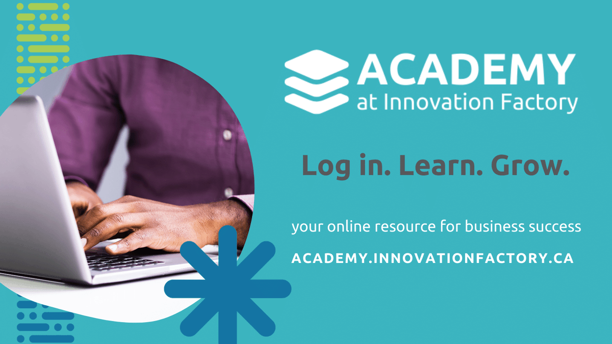 Have an innovative idea but don’t know where to start? With #iFAcademy, you can access courses anytime, anywhere, and elevate your #business! Plus, get connected with industry experts &amp; like-minded #entrepreneurs.

🎓Login. Learn. Grow: academy.innovationfactory.ca