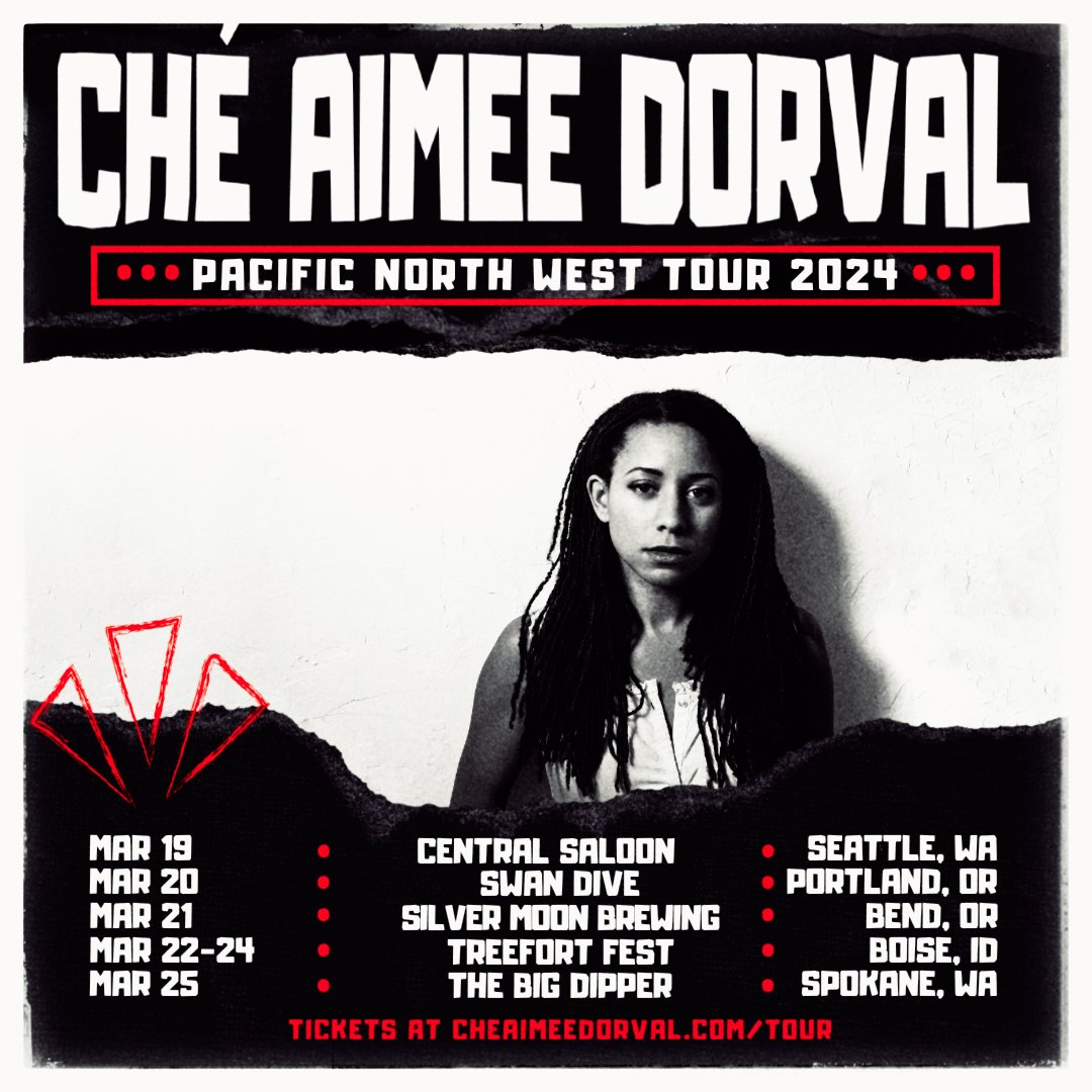 I’ve added MORE DATES to my PNW tour in March! PORTLAND and SPOKANE I’m looking at you! Excited for this tour, it’ll be the first time I’ve ever played any of my solo music in America! Grab some tickets and lets celebrate, Ya? Tickets at cheaimeedorval.com/tour ❤️