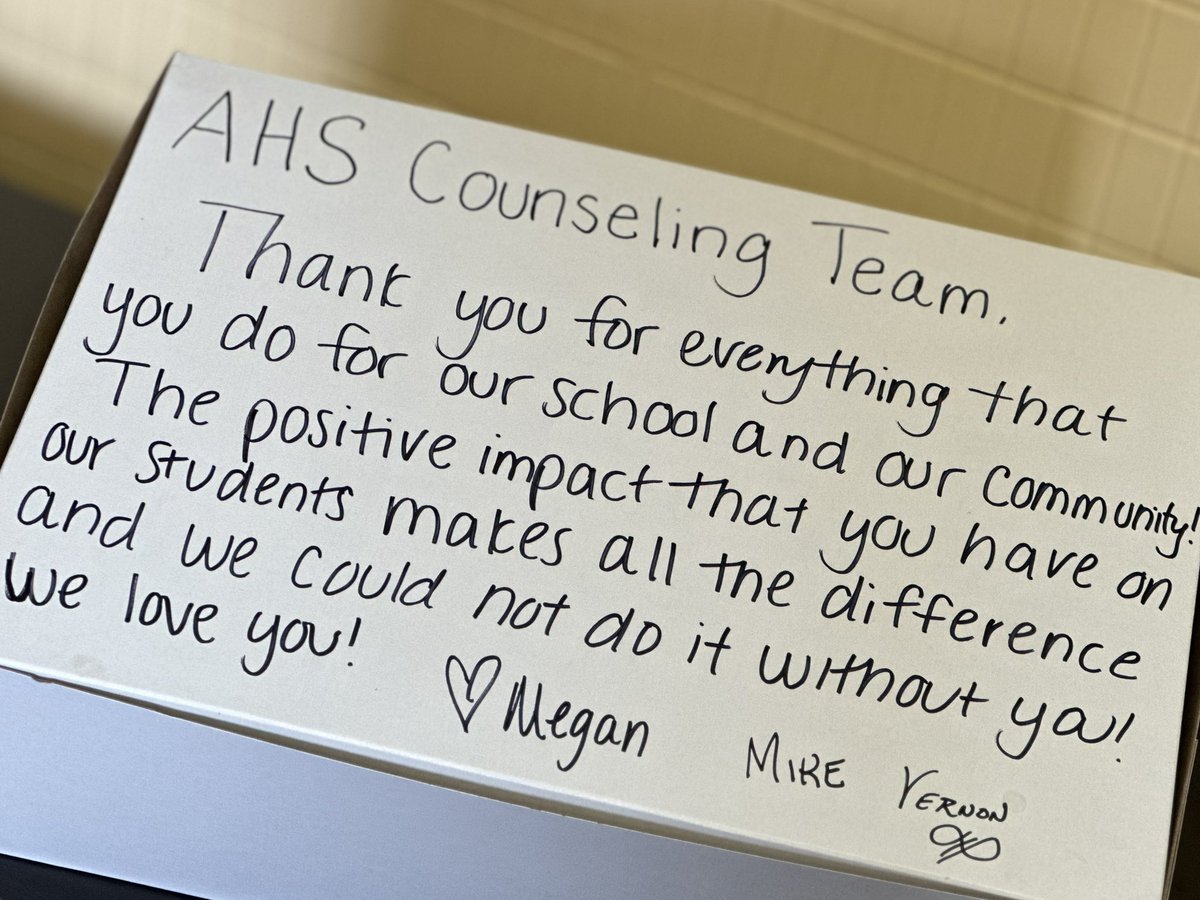 Thanks to our admin for our sweet treats!  #NSCW24 <a href="/Mr_Burden_TA/">Just Call Me Coach Burden</a> <a href="/MHenry_1/">Megan Henry</a> <a href="/MMunaco22/">Michael Munaco</a>
