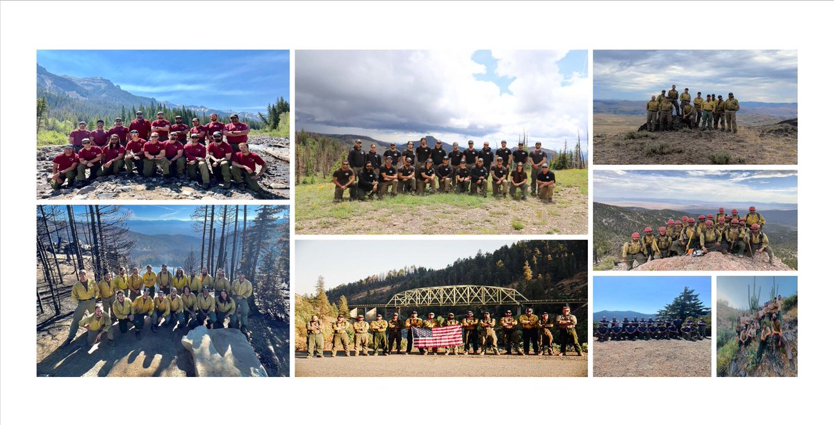 PerformanceGov's tweet photo. The @NIFC_Fire and @BLMFire Veteran Crews are unlocking new career pathways for military veterans with their Veteran Fire Crews! Through eight crews stationed across the American West, these vets combat fires and continue their passion for public service #FedFeatureFriday https://t.co/trrBA5nJW0