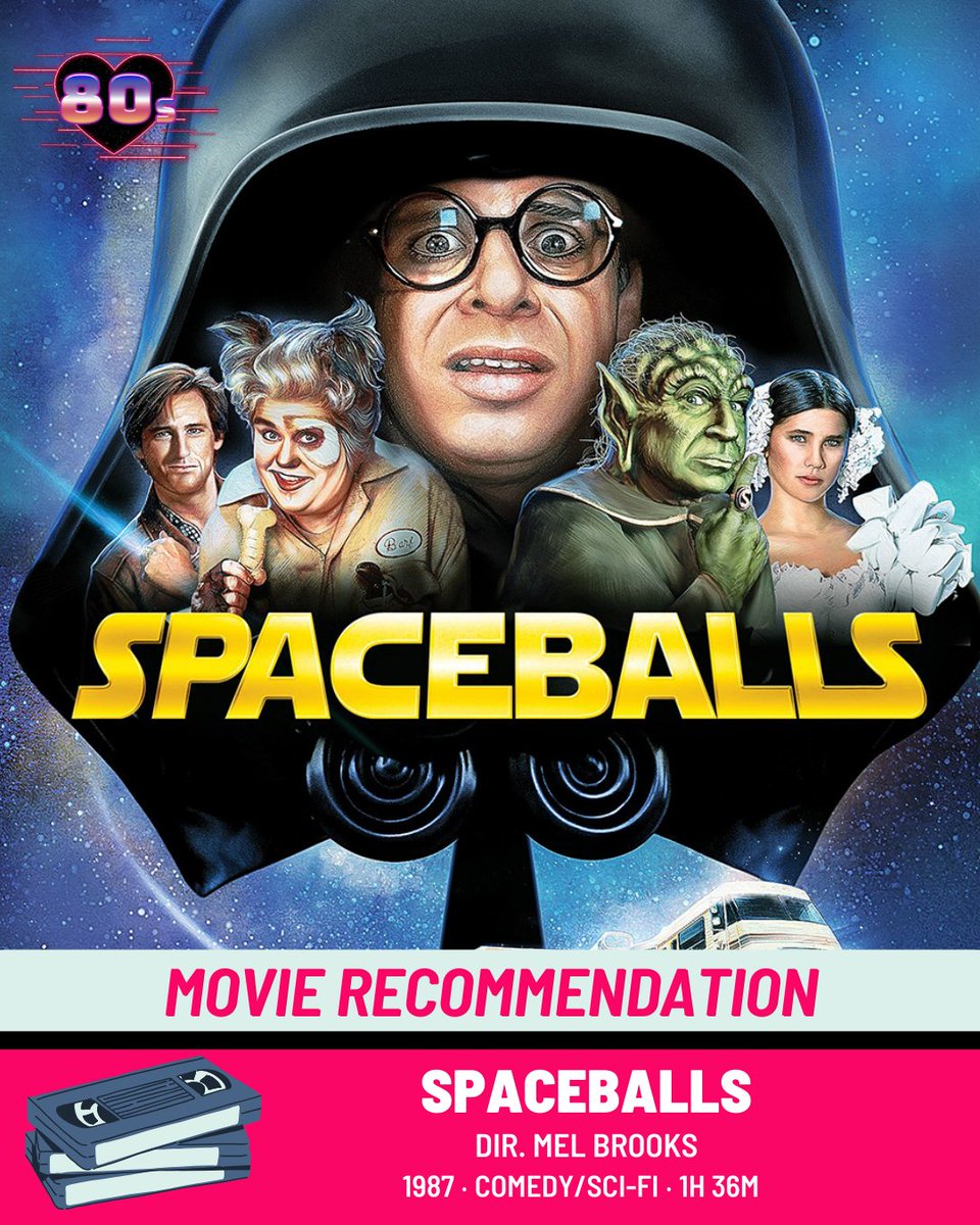 80s Movie Recommendation: Spaceballs (1987)📷
#Lovingthe80s #80sNostalgia #80smovie #Spaceballs #MelBrooks #JohnCandy #RickMoranis #BillPullman