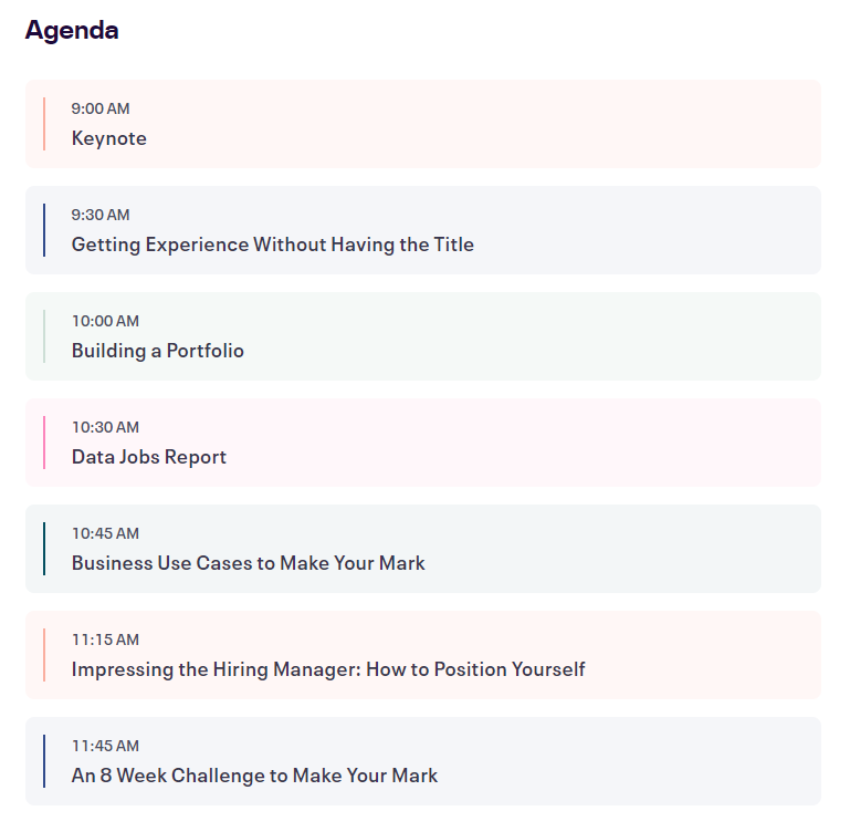 _DataCareers_'s tweet photo. 📢 Announcing the agenda for the next #DataCareersSummit! https://t.co/0j3u6b5GtJ