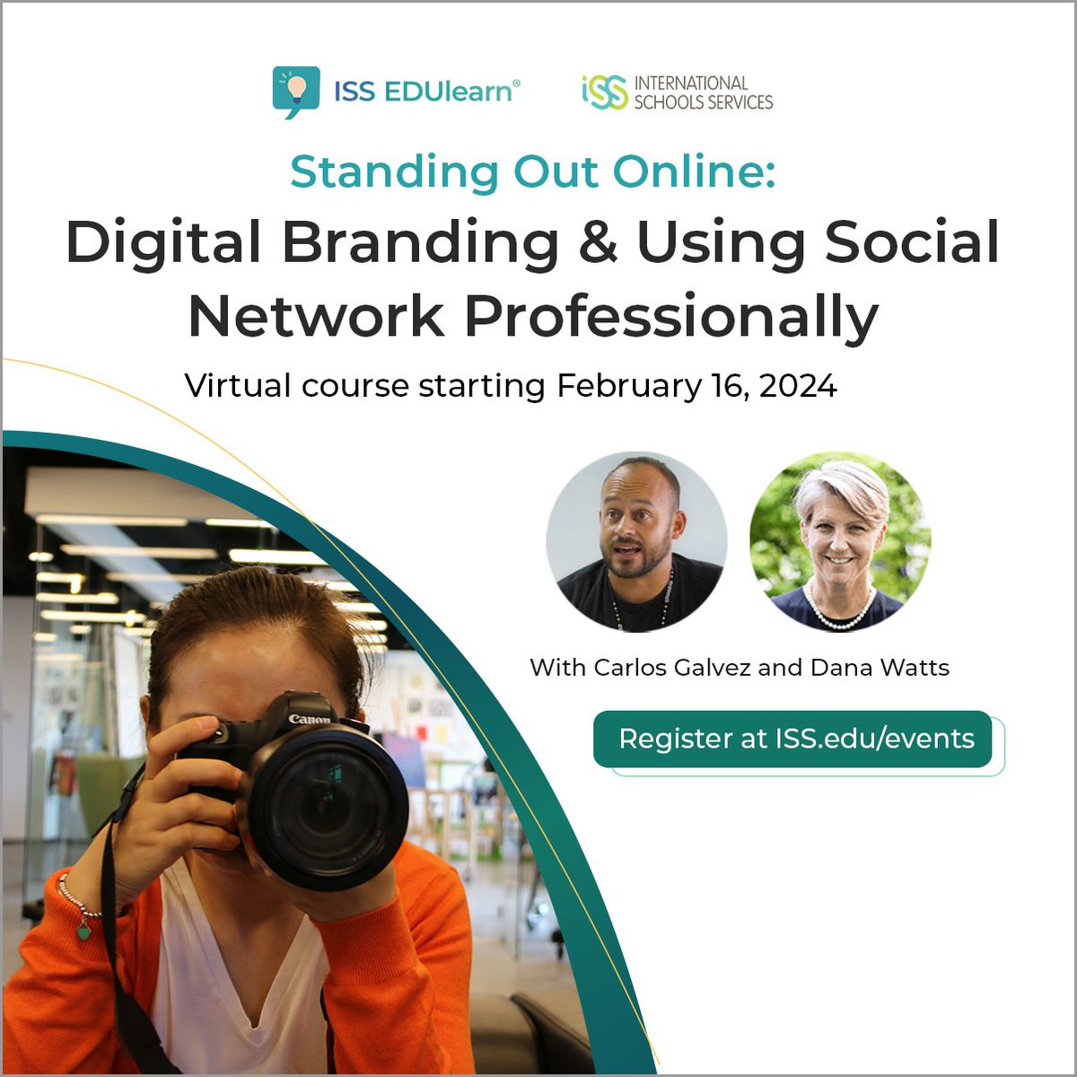 ISSCommunity's tweet photo. Distinguish yourself in the digital realm as an educator. Join the ISS PD team for the upcoming "Standing Out Online: Strategies for Creating Your Own Personal Digital Brand as an Educator" workshop.
Sign up today at https://t.co/f27kMH3vwK
#ISSedu #EdChats https://t.co/K6EgtnVMuk