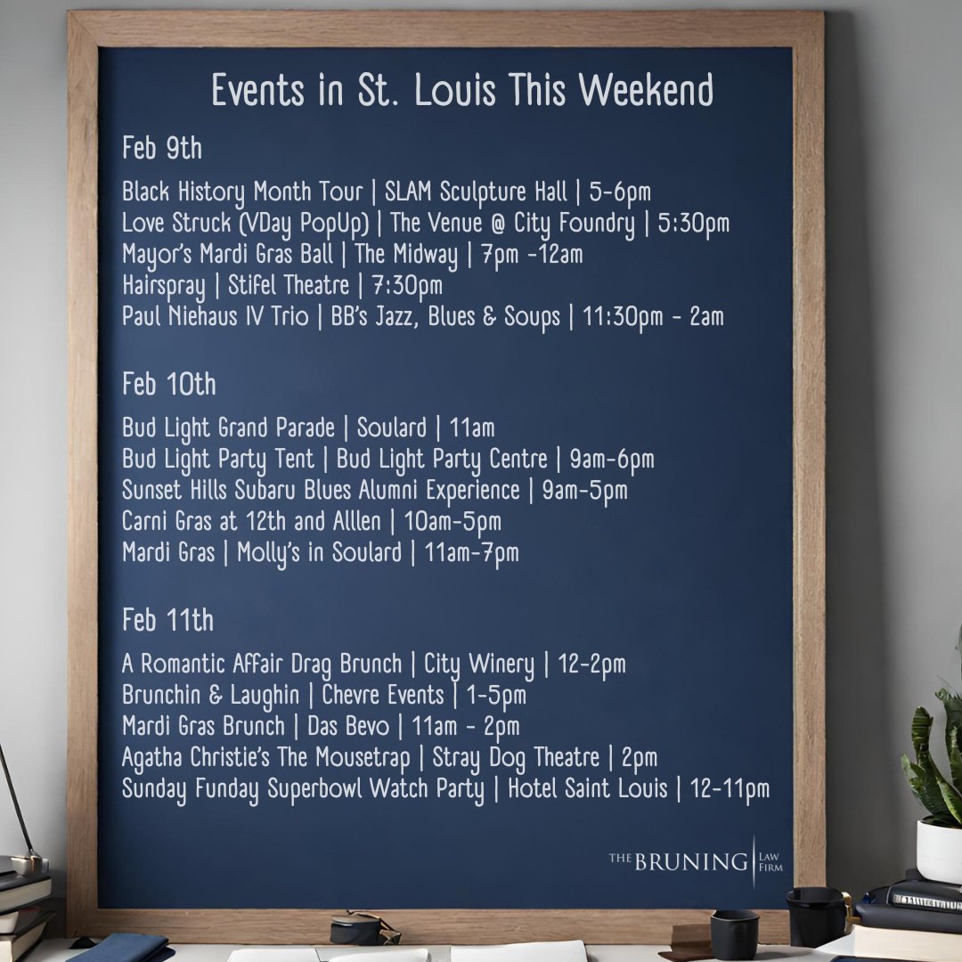 Who is ready for Mardi Gras? 🎉⚜️🎷  We sure are! Check out all the events in STL this weekend, and make sure to follow us for more! 

#mardigras #STL #STLEvents
