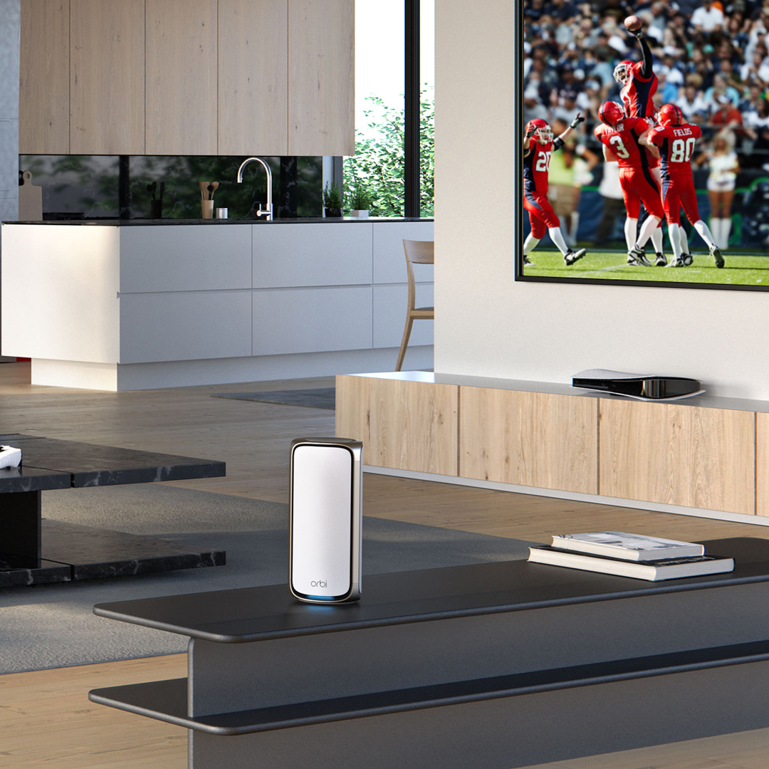 Don't settle for the huddle buffer – Orbi takes your Big Game streaming party to the end zone! Upgrade your network: store.netgear.com/home/ ​ #NETGEAR #Orbi #WiFi #Internet #WiFi7 #Streaming #Gaming #IoT #SmartHome #tech #NFL