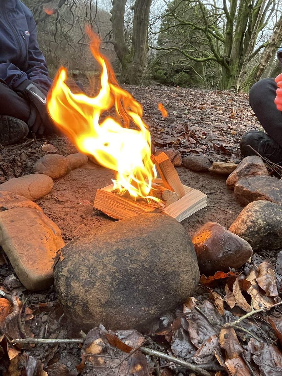 S1/S3 outdoor learners getting a quick pedology lesson after asking why the soil was changing colour 🪱 🍂