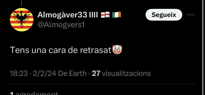 JordiCoch's tweet photo. Quan algú tingui el dubte de si AC és extrema dreta, sols ha de buscar què pensen i defensen els seus seguidors. Aquí un recull dels comentaris homòfobs i racistes que m'han dedicat: Mico, sifilític entre altres perles https://t.co/9yef1Yrgxy