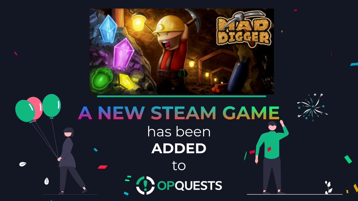 opquests's tweet photo. We just added Mad Digger on https://t.co/tCARTkgYbp💚

✅Make sure to #claim it for free before it runs out!

✅Follow us to receive #updates on when we add the next batch of #free #Steam #games!

🎁 https://t.co/tCARTkgYbp 🎁

 #giveaway #giveaways #freebies #QUEST https://t.co/f06G37hjtQ