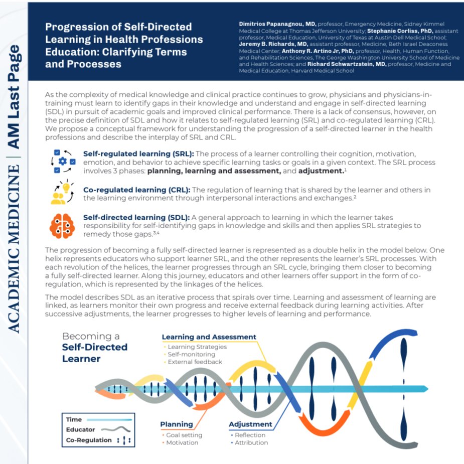 Anthony R Artino Jr (@mededdoc) on Twitter photo Our AM Last Page is now "in print" in the latest issue of <a href="/AcadMedJournal/">Academic Medicine</a>. I do love a good #MedEd last page!!! (and no, I'm not biased ;)
The creation of this LP was led by the esteemed <a href="/dmitripapa/">Dimitri Papanagnou 🏳️🌈</a> at the Sidney Kimmel Medical College, <a href="/JeffersonUniv/">Thomas Jefferson University</a>
journals.lww.com/academicmedici… Our AM Last Page is now "in print" in the latest issue of <a href="/AcadMedJournal/">Academic Medicine</a>. I do love a good #MedEd last page!!! (and no, I'm not biased ;)
The creation of this LP was led by the esteemed <a href="/dmitripapa/">Dimitri Papanagnou 🏳️🌈</a> at the Sidney Kimmel Medical College, <a href="/JeffersonUniv/">Thomas Jefferson University</a>
journals.lww.com/academicmedici…