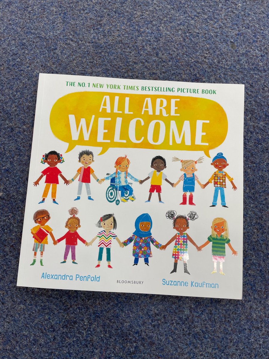 Year 2 read the book 'All Are Welcome'. We talked about who we are as individuals, what is special about us and what is different about us. We decided we all belong. We created our own version of the front cover of the book to show all are welcome here.