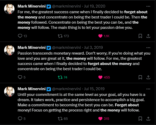 traderCharlieM's tweet photo. Here's a collection of my favorite tweets from reading every tweet @markminervini ever wrote: https://t.co/nUTTswDcQ0