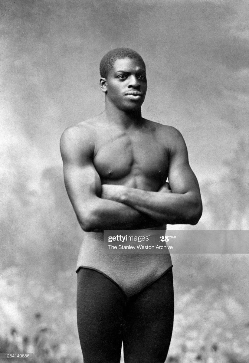 BrianRSolomon's tweet image. Viro Small, believed to be the first African-American pro wrestler. Active in the late 19th century. #BlackHistoryMonth