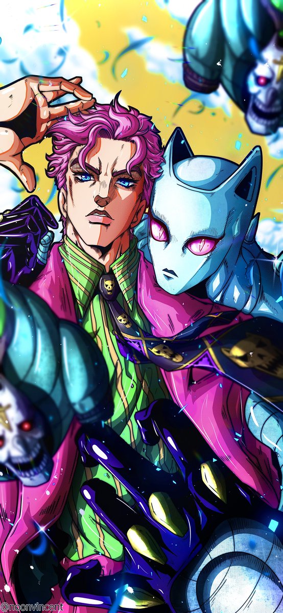killerハリケーンイラストオーダー Yoshikage Kira & Killer Queen 🐈‍⬛ #JoJosBizarreAdventure