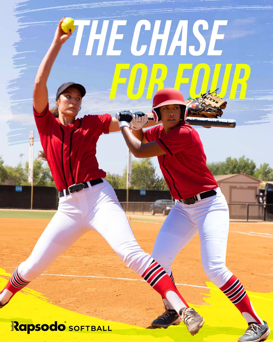 College Softball is BACK. 

Good luck to our #RapsodoSquad in their Chase for Four! @nicolehmay @_tiarejennings 

#PlayOn