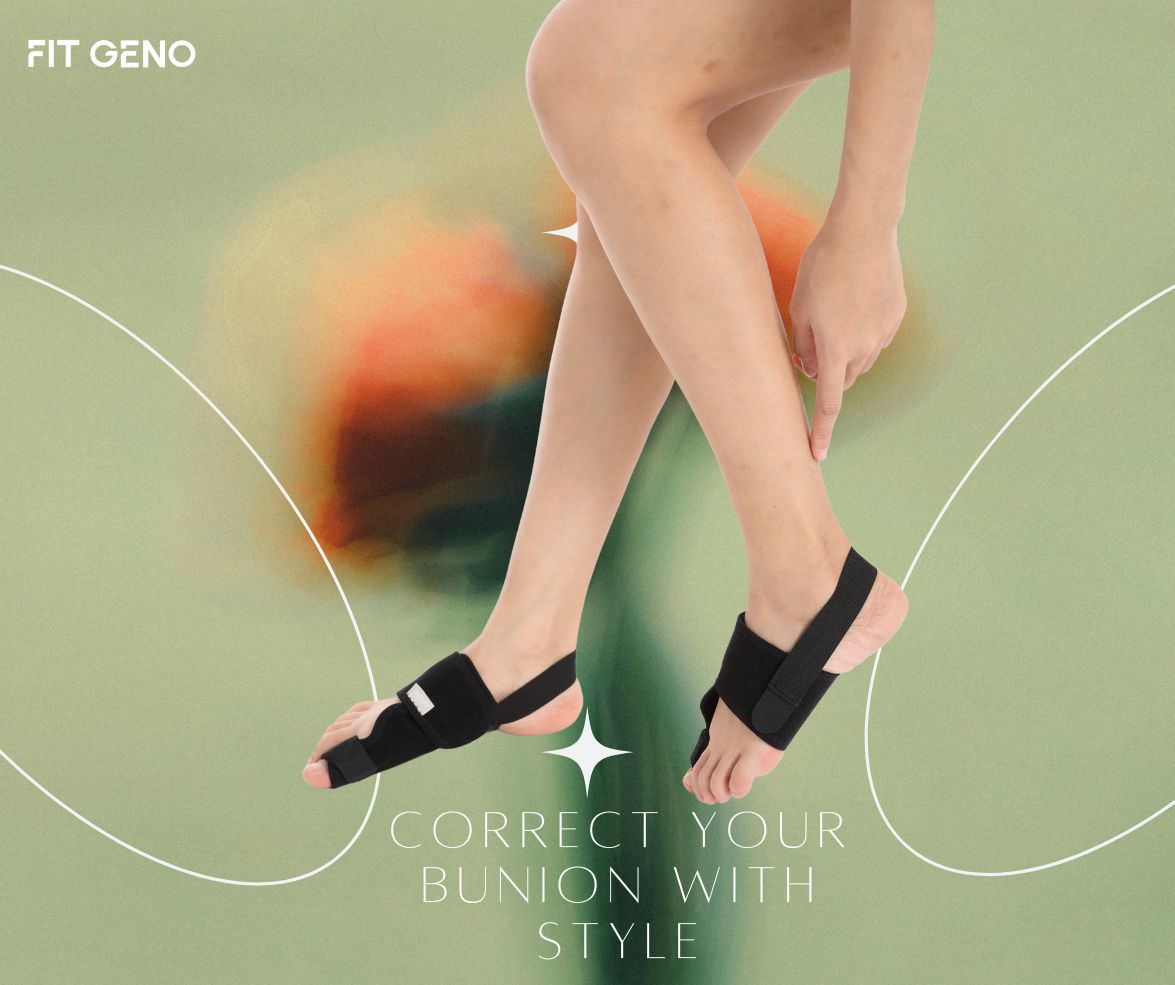 FitGeno's tweet image. Elevate your comfort and style with the Fit Geno Bunion Corrector! Step out with confidence and embrace relief in every step. 🥿✨ #FitGeno #BunionComfort #StyleWithEase