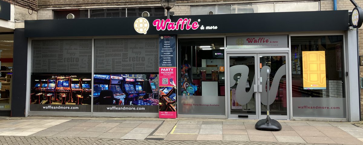 Some of our recent new shops in #Corby Town Centre & Willow Place!  Deichmann Shoes, Waffle & More Desserts & Retro Gaming, Adam Greengrocers &  Euro Havana Cigars! More new openings coming