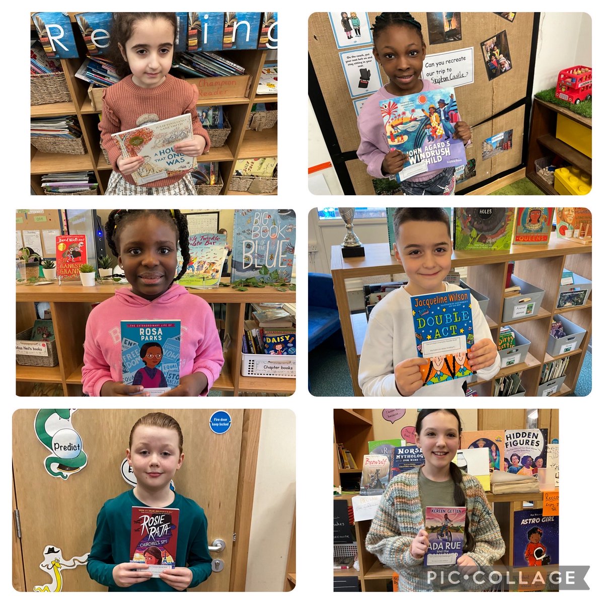 Well done to our new Champion Readers - we love these books @oneredhen @JohnAgard1 @SaturnSheila @JackyWilsonHQ @sufiyaahmed #diversityinbooks #keepreading