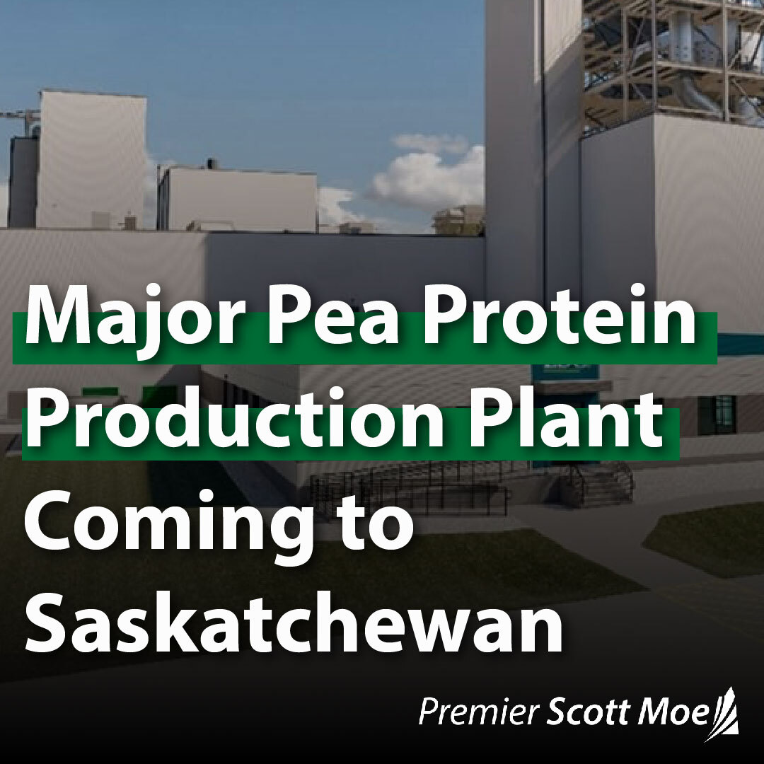 Great news coming out of Yorkton!

Louis Dreyfus Company announced a new pea protein production plant which is expected to be operational in 2025.

This new facility will employ approximately 60 people while expanding and accelerating LDC’s existing pea protein offerings.
