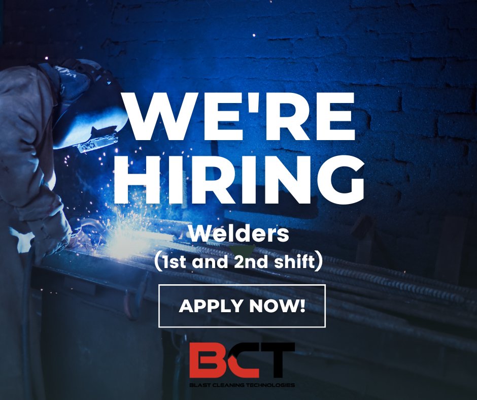 cleaning_blast's tweet photo. 📣We’re Hiring! 
Our company is expanding, and we’re on the lookout for passionate individuals who love manufacturing top-quality blast cleaning equipment! 🚀
https://t.co/paI16xBFW5

#WeldingJobs #welders #milwaukeejobs #manufacturingjobs https://t.co/NVklXRgr2B