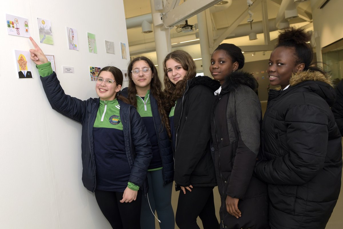 ieBritish's tweet photo. 📣This week #IdentityPostcards was launched in @FEGALLERY with @F_Kilkenny 

🎨Over 740 postcards on #identity from secondary school students from across the UK and Ireland plus special works by teachers involved in the project. 

🌟On show until 10th of February 2024. https://t.co/LtLGGhZUOd