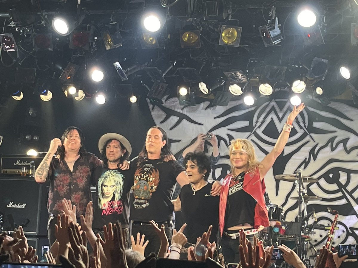 kaollica's tweet image. あぁ
もう最高としか…😭

 #MichaelMonroe 
#UmedaClubQuattro