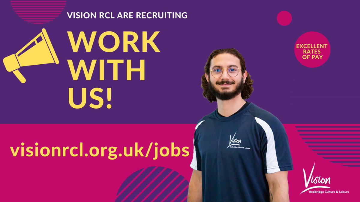 Vision RCL are now #recruiting!
Current available posts include:
➡️Duty Managers
➡️Hospitality Assistants
➡️Conservation and Country Park Manager
... And more!
➡️Why not take a look - there is something to suit everyone. Join the Vision RCL team today: visionrcl.org.uk/jobs-careers