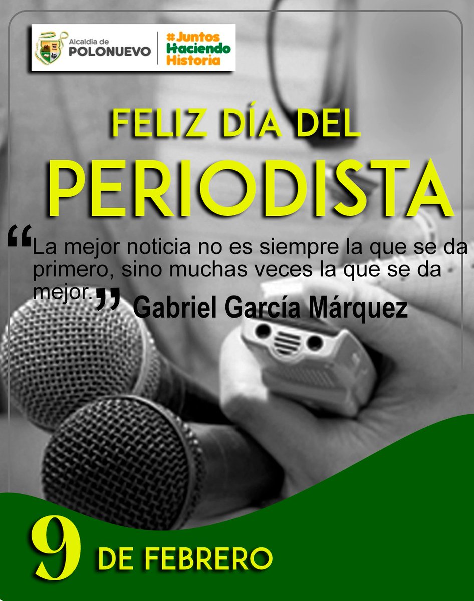¡ Feliz Día a todos los periodistas!