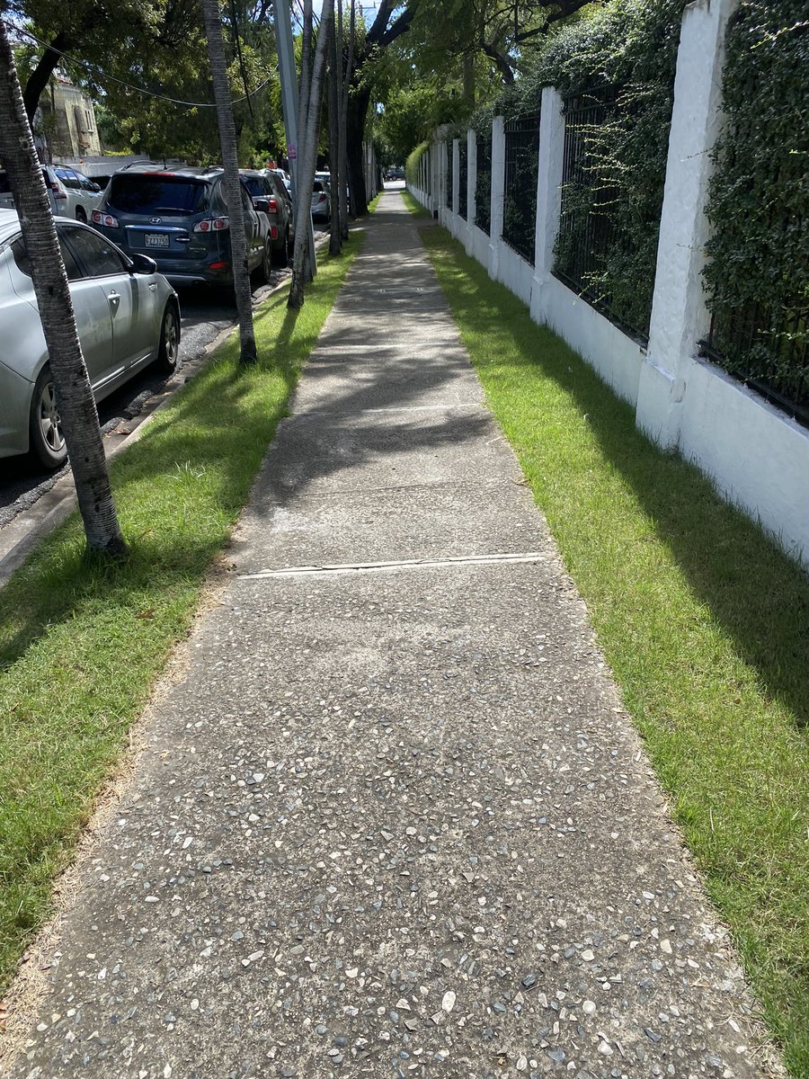 TODAS las aceras de Santo Domingo deberían ser como esta.
