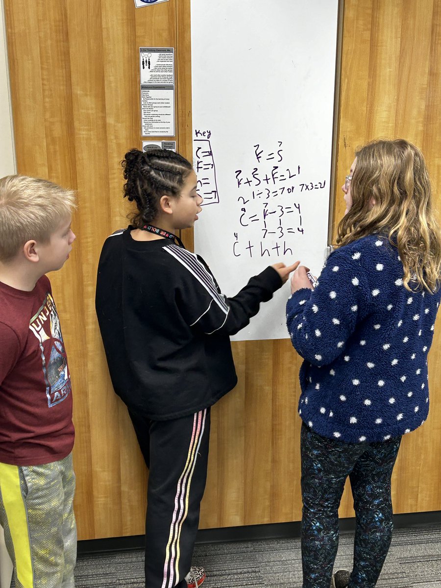 MrOppegard's tweet photo. Had a great time doing mashup math problems using building thinking classroom with @katesailors class and mine being grouped randomly.  So much collaboration and deep thinking!  #mckinleystrong https://t.co/VAXwP5myK7