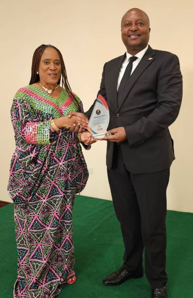 🎉 Congrats to HE @AShingiro for the Best Minister of Development Cooperation in #Africa Award by Business Executive Group Ltd at Governance in Africa event,2024!

Your commitment to development is inspiring; a standard for others to emulate in #NationBranding! 

Keep shining!