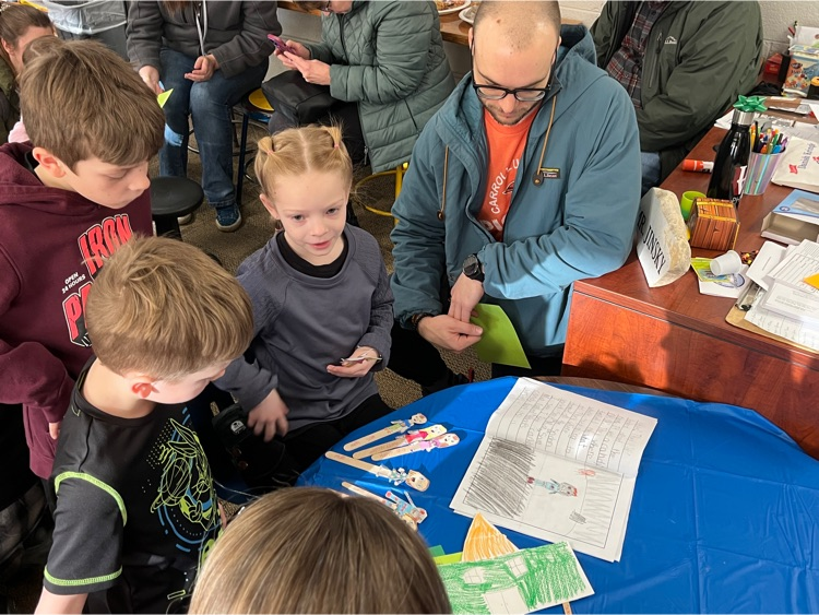 Student Showcases help make <a href="/WaukeshaSTEM/">Waukesha STEM</a> special.  Puppets &amp; Pastries has begun and our 2nd graders performances are awesome! #create #collaborate #engage