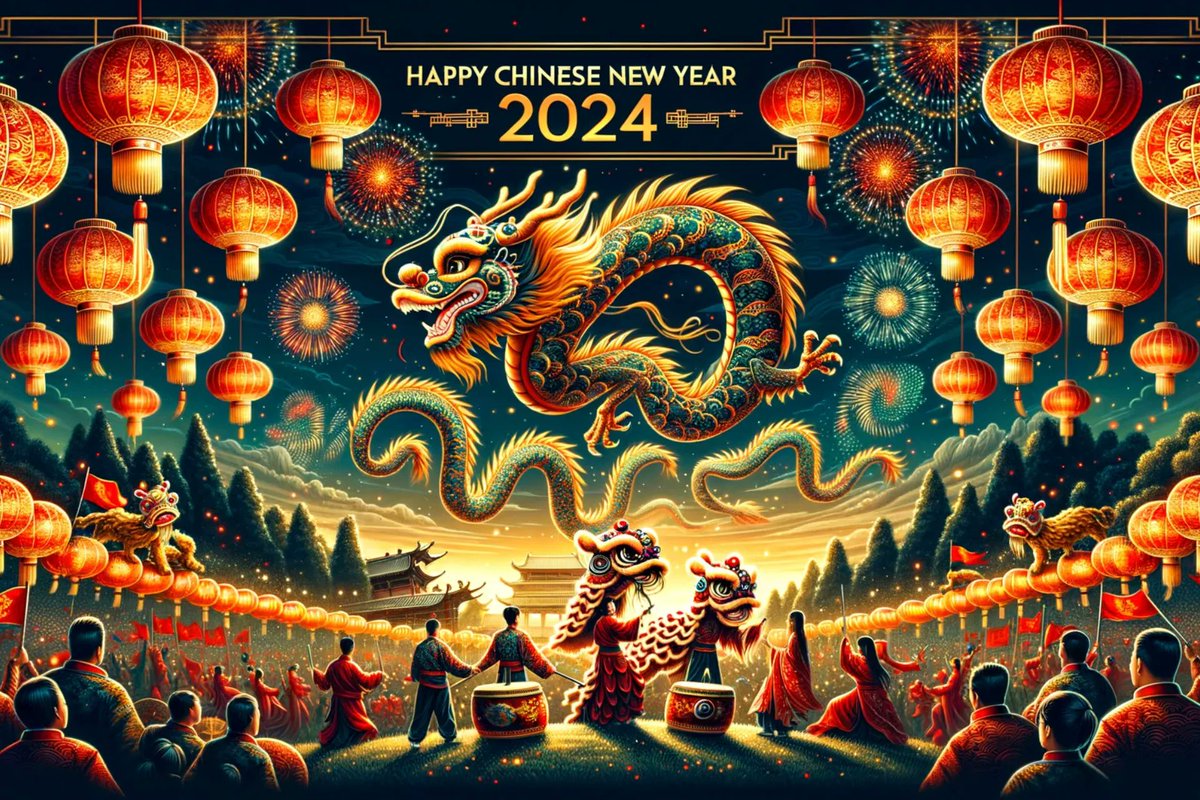 NeonjaKung's tweet photo. 🐉Happy Chinese New Year 2024, the Year of Dragon🐉 https://t.co/zajS8qTj9u
