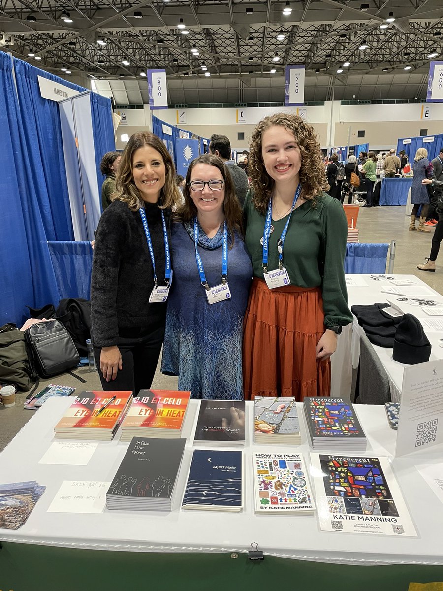 @iamkatmann, <a href="/poetrybyemma/">Order Emma’s book ♥️</a>, and <a href="/MargaritaPinta2/">Margarita Pintado</a> are signing their books at booth 745 from 10 to 11am!
