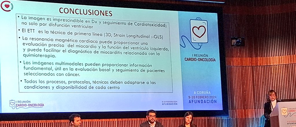 Prevención y diagnóstico de la cardiotoxicidad #SandraRey @CardioAPFerrol #MilagrosPedreira @cardiologiaCHUS #cardiooncochuac