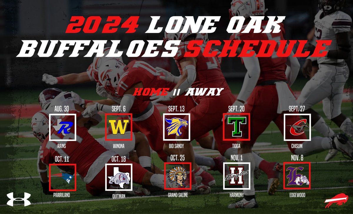 Your 2024 Buffalo Football Schedule!! Mark your calendars!! 🦬😤